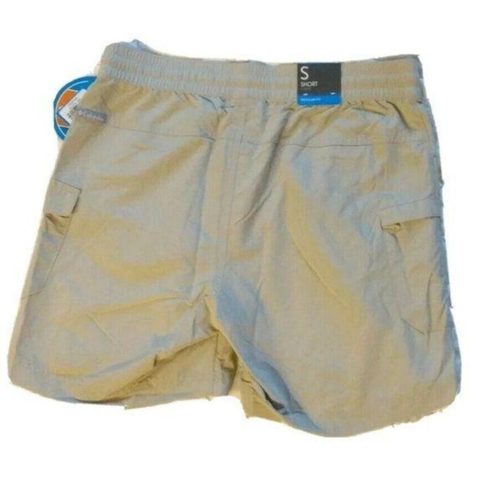 Columbia Cargo Shorts Short UPF 50 Omni Shade Size S Beige Outdoors High Rise - Picture 3 of 8